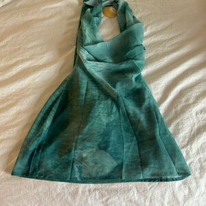 Elegant Teal Scarf